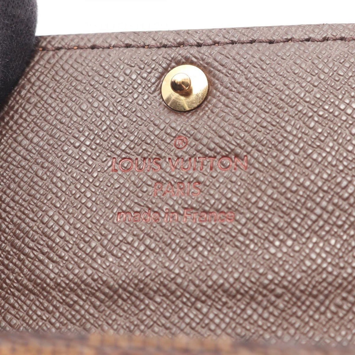 Louis Vuitton Key Case Multicles 6 Canvas Holder Ebene Brown — view 4