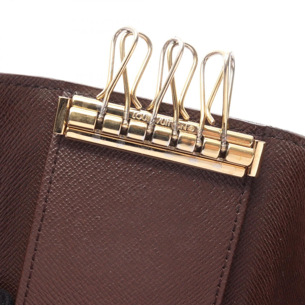 Louis Vuitton Key Case Multicles 6 Canvas Holder Ebene Brown — view 8