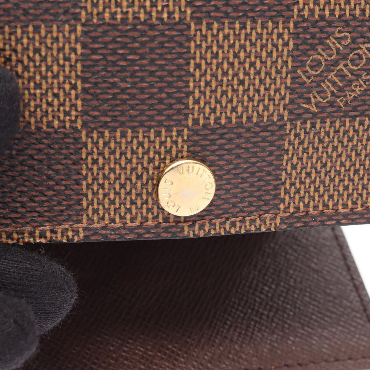 Louis Vuitton Key Case Multicles 6 Canvas Holder Ebene Brown — view 9