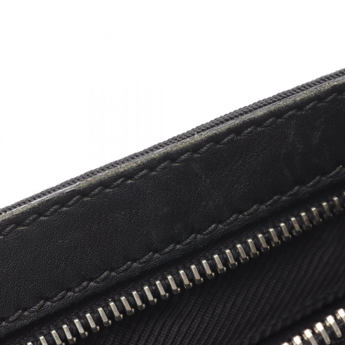 Gucci Shoulder Bag Black Canvas Leather — view 8