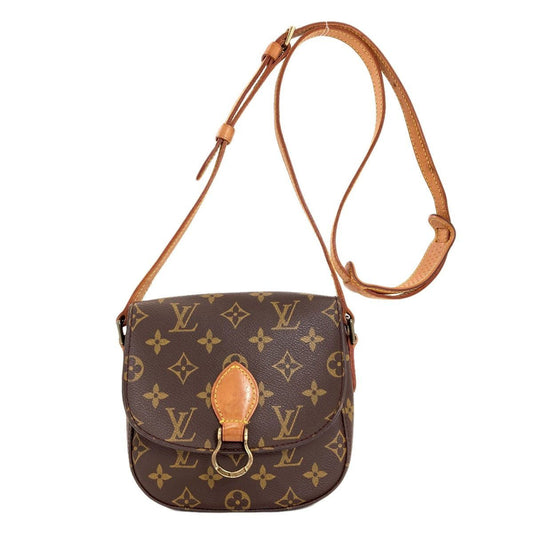 Louis Vuitton Mini Saint Cloud Shoulder Bag Monogram Canvas