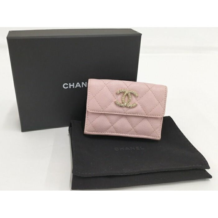 Chanel Small Wallet Ap4319 Pink Caviar — view 10