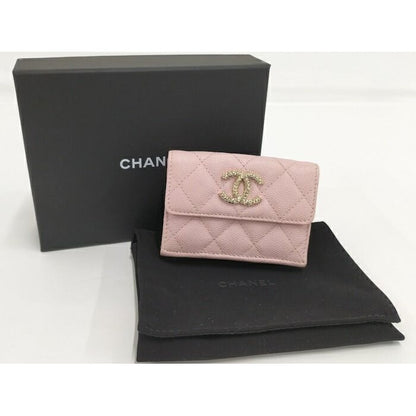 Chanel Small Wallet Ap4319 Pink Caviar — view 10