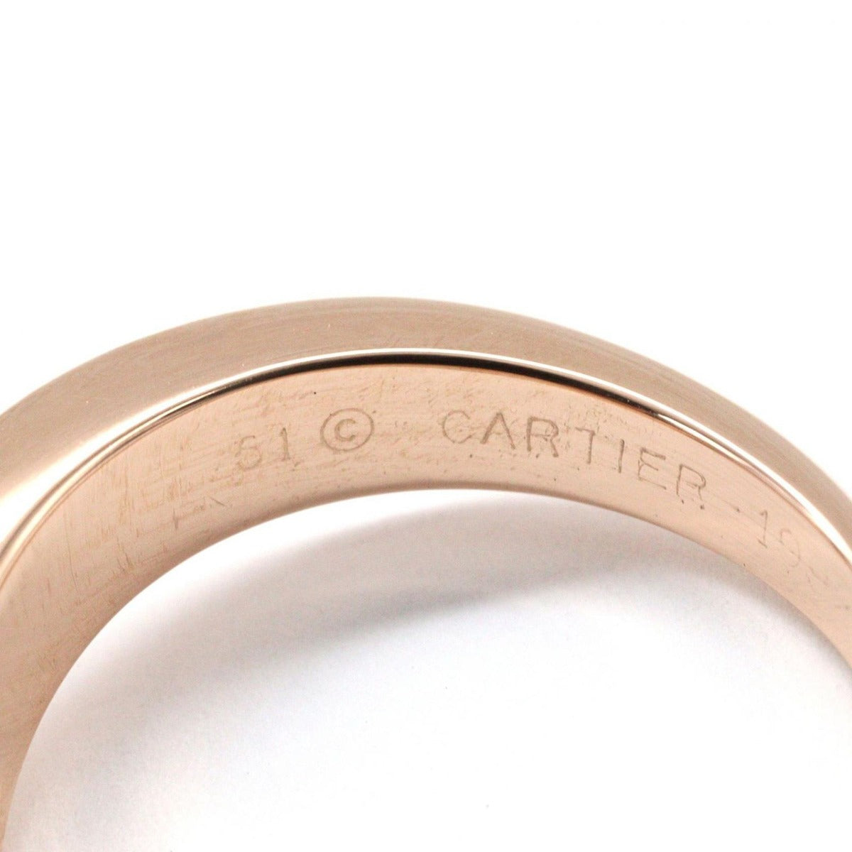 Cartier Ring Triandle 18K Pink Gold Diamond — view 5