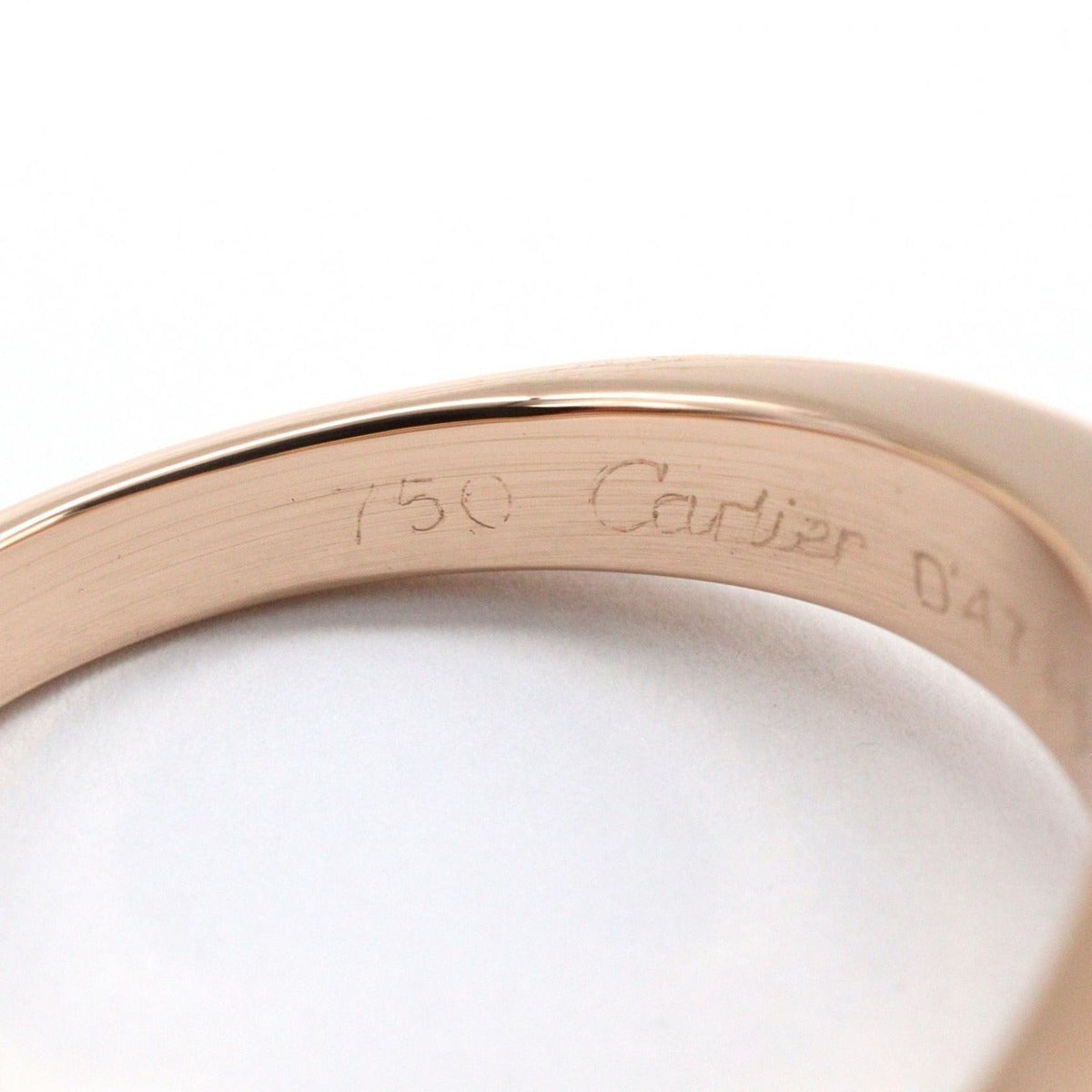 Cartier Ring Triandle 18K Pink Gold Diamond — view 6
