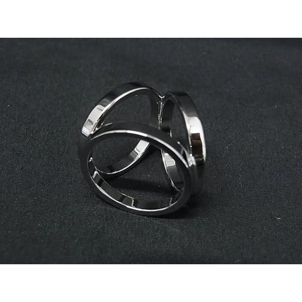 Hermes Trio Scarf Ring Closure Silver — view 2