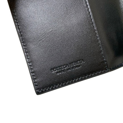 Bottega Veneta Card Case Maxi Intrecciato Black Leather