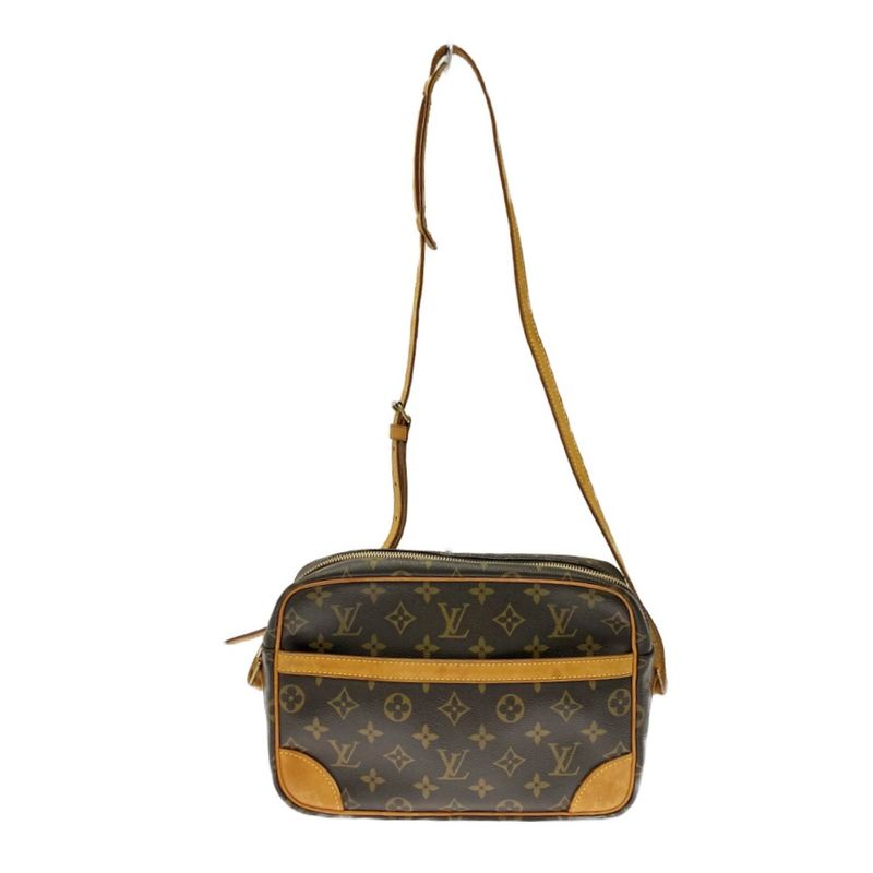 Louis Vuitton M51274 Monogram PVC Trocadero 27 Shoulder Bag Brown 370355