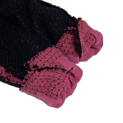 Chanel Jacket Size 36 S Women - P73610 Black And Pink Long Sleeves / Collarless