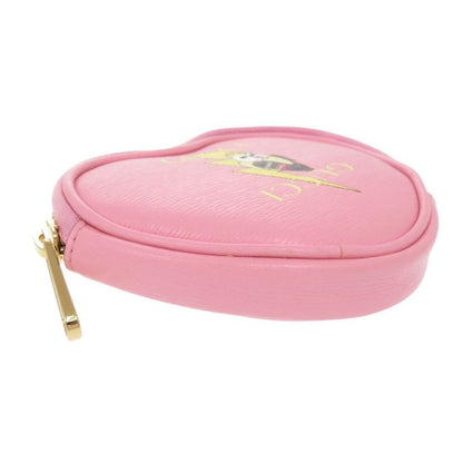 Gucci X Bananya Heart Shape 701062 Leather Pink Coin Case 0415 Gucci