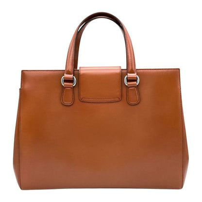 Gucci Lady Lock Tote Bag Leather 331821 Brown Men's