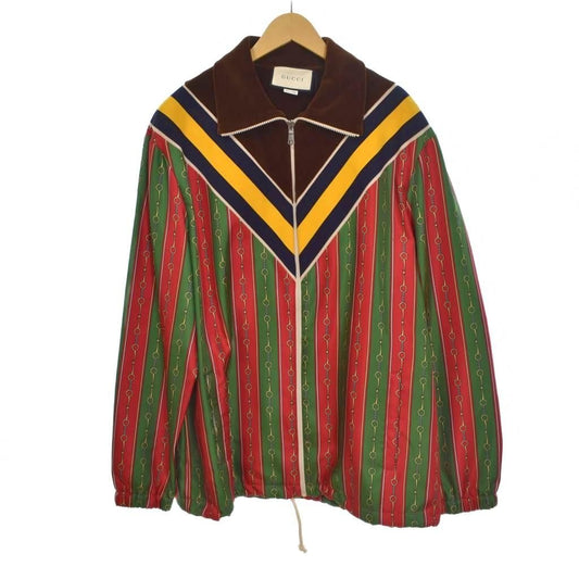 Gucci All Over Pattern Track Jacket L Red