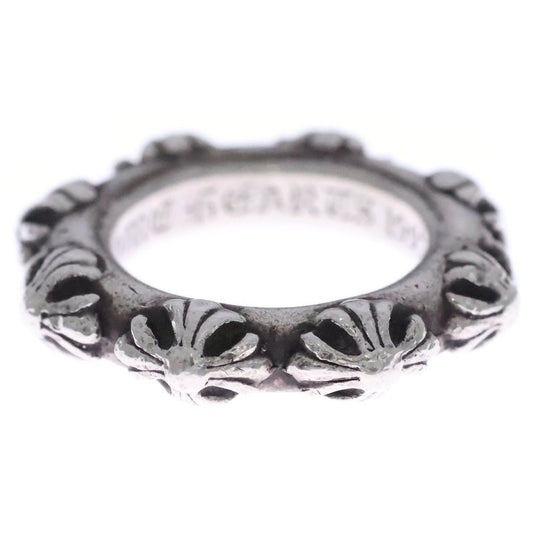 Chrome Hearts Cross Band Ring Silver