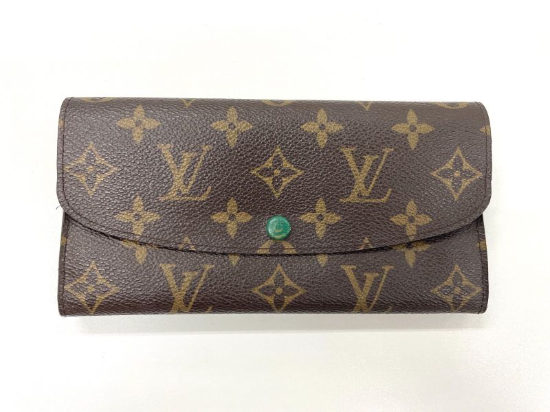 Louis Vuitton Monogram Portefeuille Emilie Zipper Long Wallet M60137 Brown And