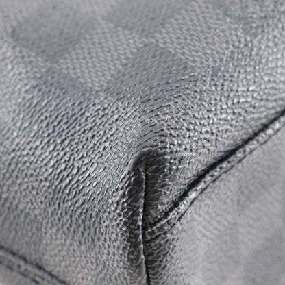 Louis Vuitton Mick PM N41211 Damier Graphite Canvas Black Sr1104 Men's Shoulder