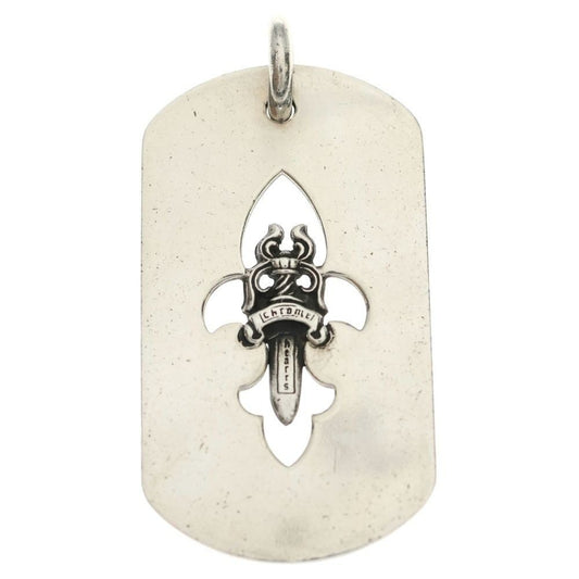 Chrome Hearts D Tag Lrg Fle Dag Fudaga Dog Tag Large Necklace Top