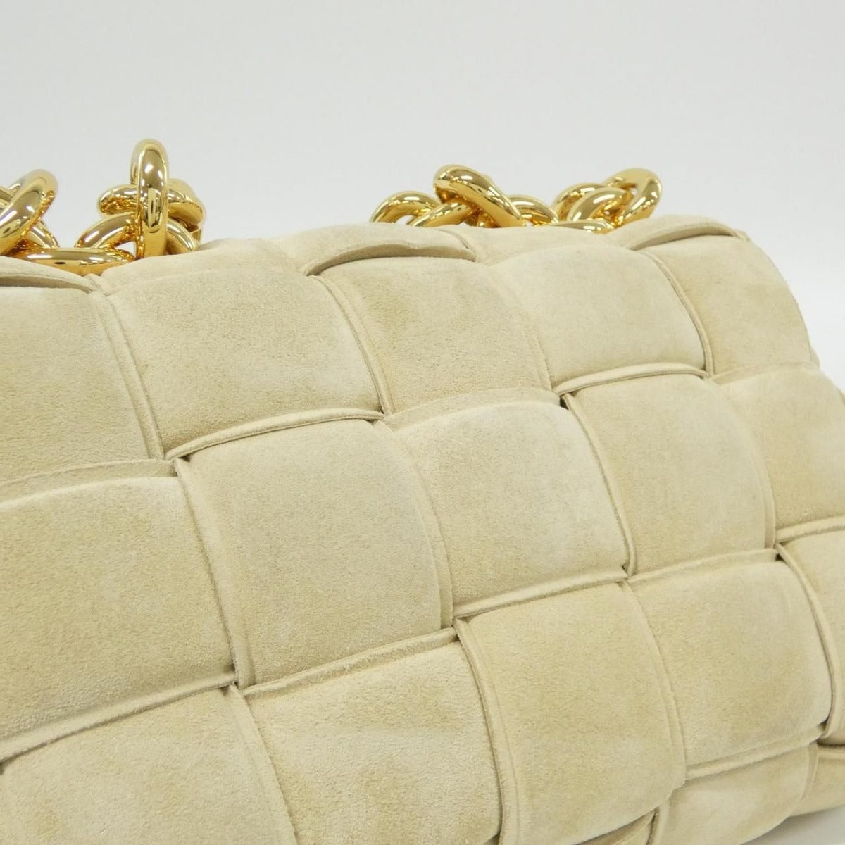 Bottega Veneta Shoulder Bag Suede Beige — view 4