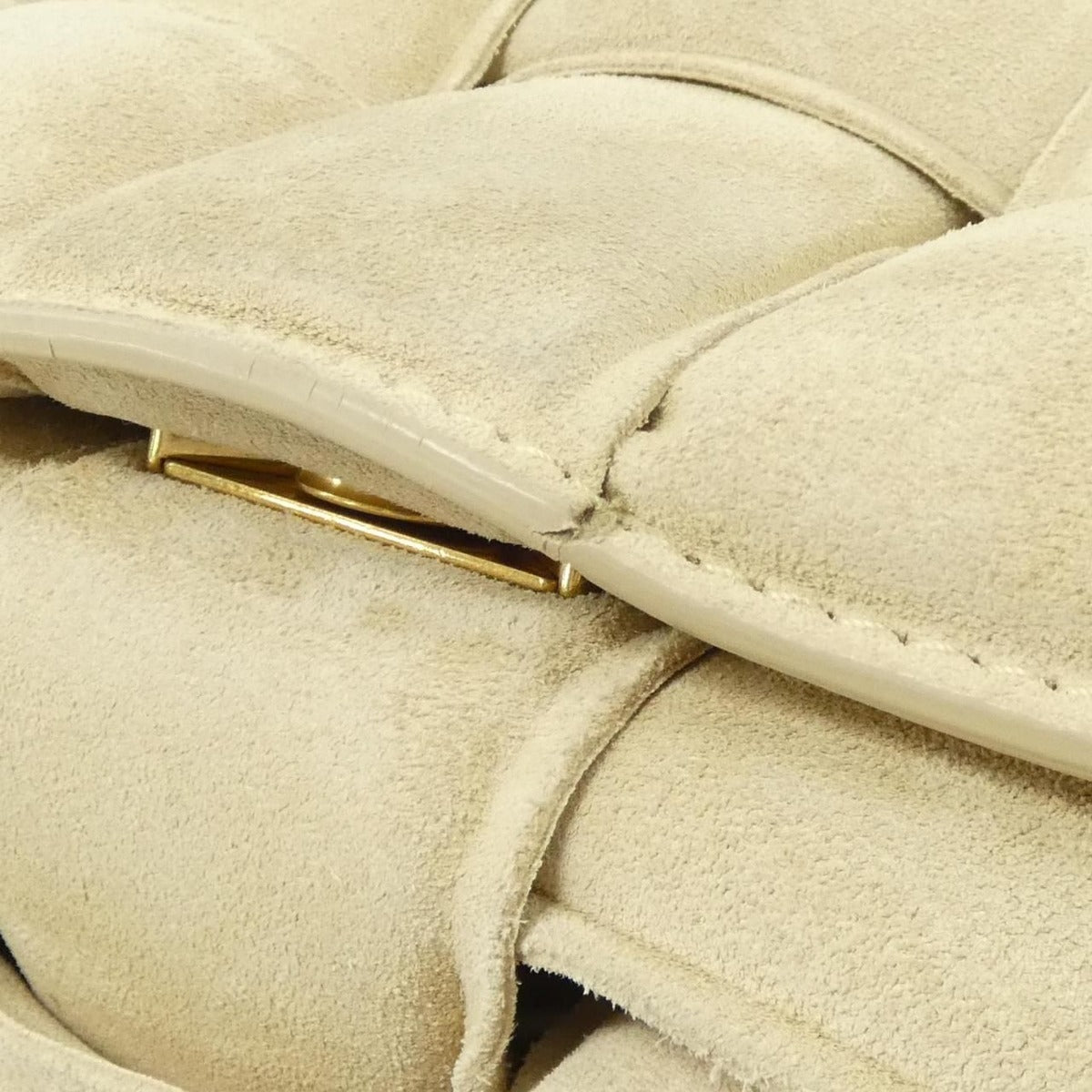 Bottega Veneta Shoulder Bag Suede Beige — view 7