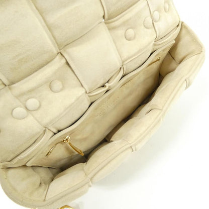Bottega Veneta Shoulder Bag Suede Beige — view 9
