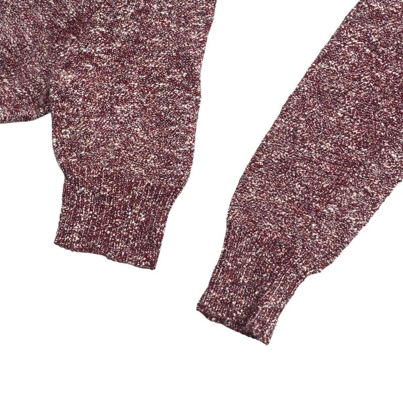 Gucci Ensemble Size S Knit Cardigan Knit Dress GG Logo Lame Red [recommended]