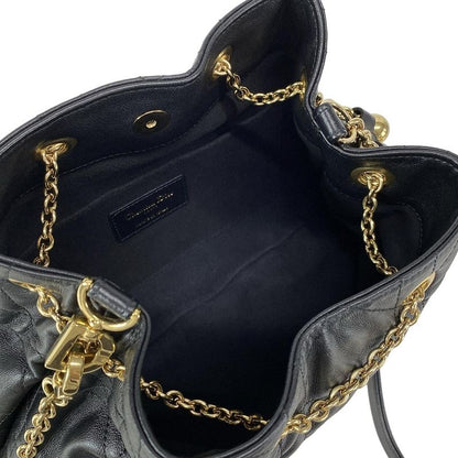 Dior/christian Dior Shoulder Bag Dior Ami Black Macrocanage Lambskin