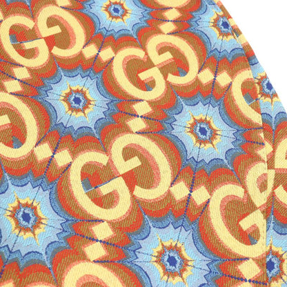 Gucci 675277 Z8asy GG Kaleidoscope Equestrian Inspired Lambleather Used Pants