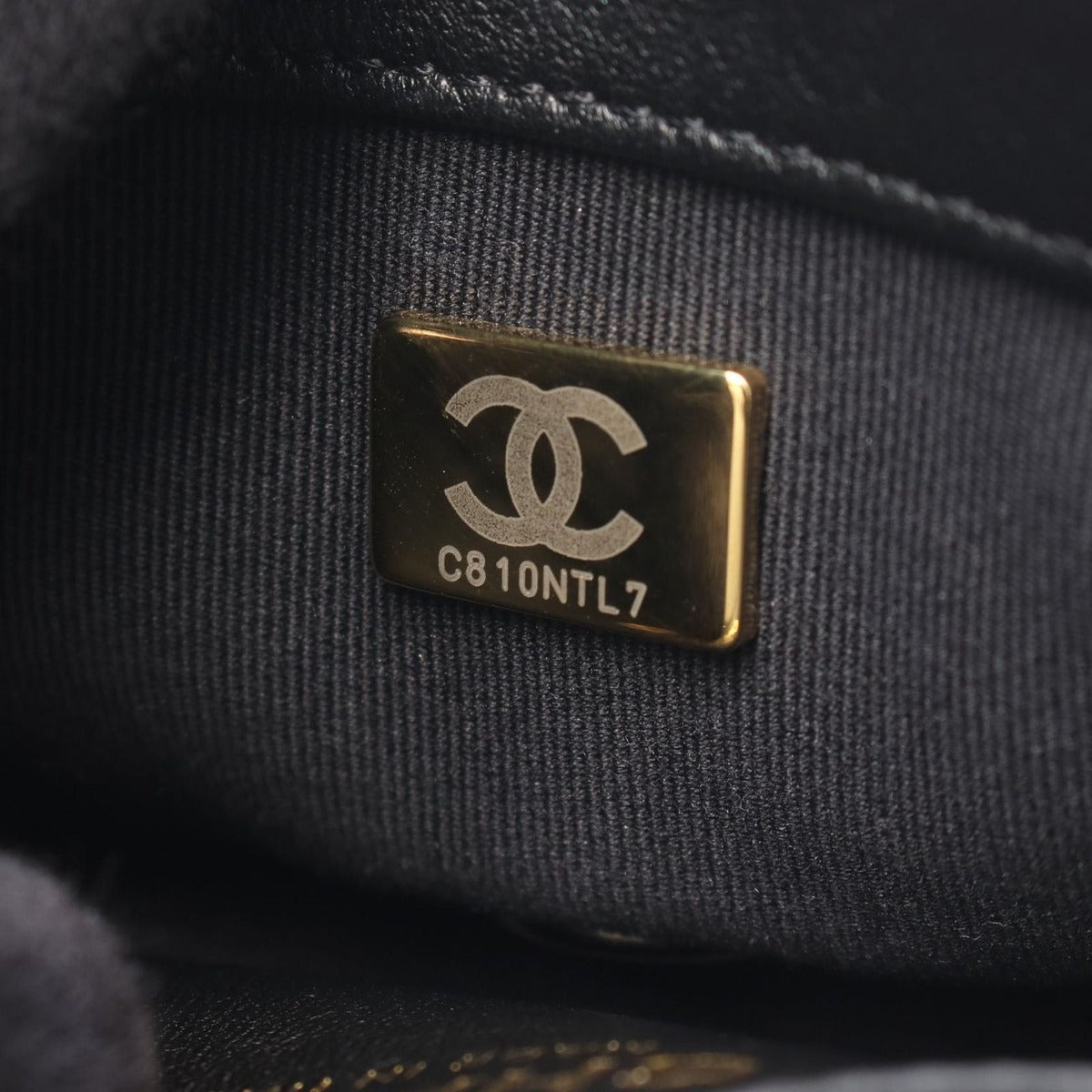 Chanel Shoulder Bag Quilted Mini Black Leather Chain — view 5