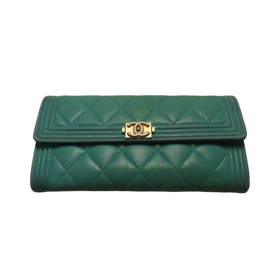Chanel 28 Boy Lambskin Wallet