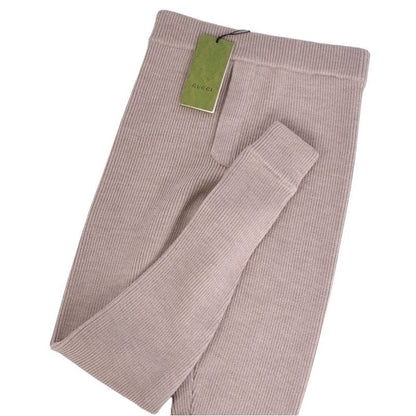 Gucci Pants Long Knit Wool Bottoms Rede — view 3