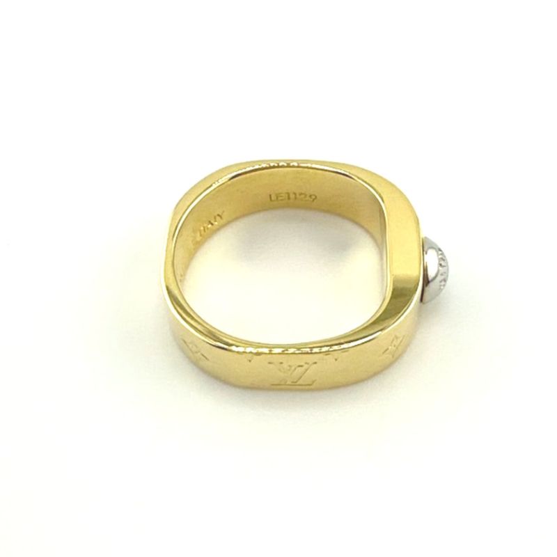 Louis Vuitton M00211 Nanogram Ring M Size Ring / Ring Louis Vuitton Gold