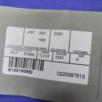 Balenciaga 2021 670946 Bebe 100% Cotton With Stone Hooded Hoodie Purple M