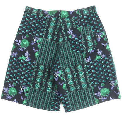  DIOR Homme 293c170a5680 100% Cotton Floral Print Half-pants Black Green 48