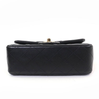 CHANEL A69900 Mini Matelasse 20 Lambskin Random Serial Chain Shoulder Bag Black