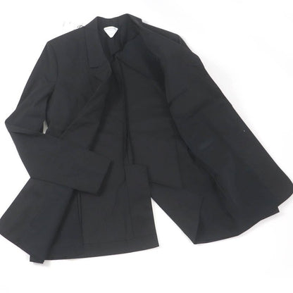 Bottega Veneta 20AW 636451 3B Single Tailored Jacket Coat Black