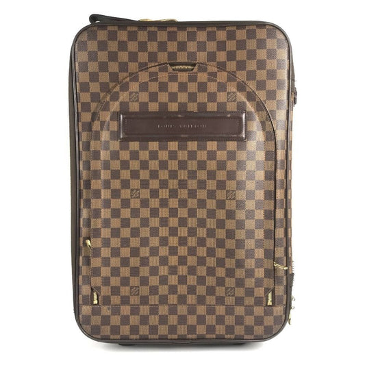 Louis Vuitton Carry Bag Vegas 55 Damier Canvas Ebene Brown