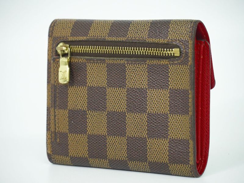 Authentic Louis Vuitton LV Portefeuille Koala Damier Ebène Fold Wallet Brown