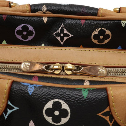 Louis Vuitton Monogram Multicolor Claudia Handbag Shoulder Bag Noir Black M40194