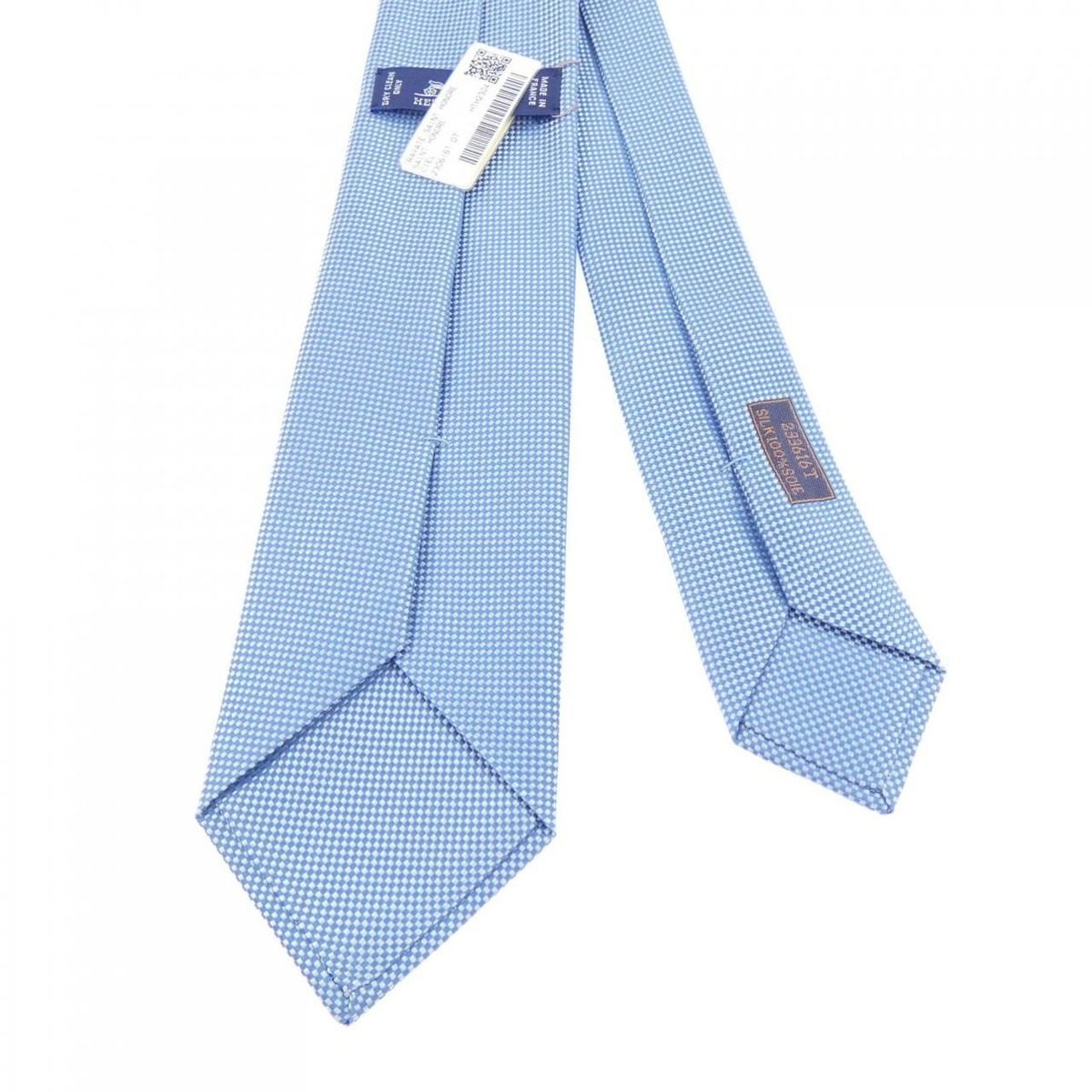 Hermes Necktie Tie Ties Blue — view 2