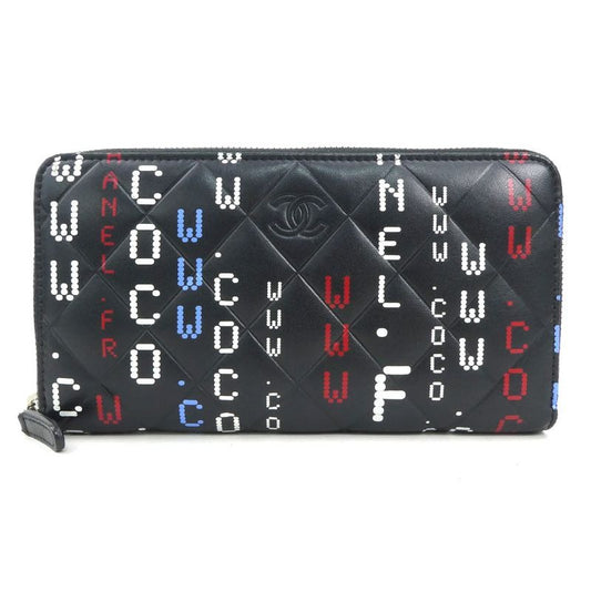 Chanel Round Zipper Long Wallet