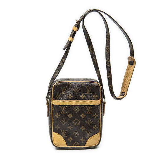 Louis Vuitton Danube Brown Monogram Canvas Shoulder Bag