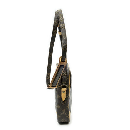 Louis Vuitton Danube Brown Monogram Canvas Shoulder Bag — view 3