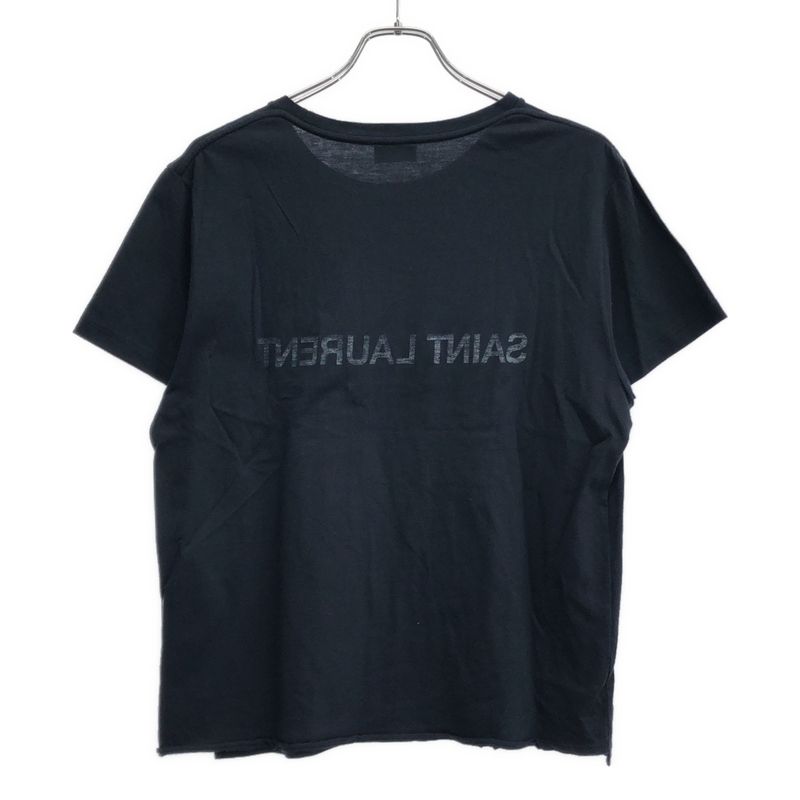 Saint Laurent Paris 23ss Reverse Logo T-Shirt 663278 Navy L