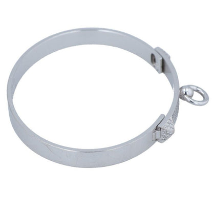 Hermes Collier De Chien Collier De Chien 18K White Gold Full Diamond Bracelet