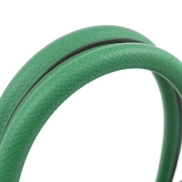 Hermes Handbag Birkin 30 Vaux Epson Cactus Gold Hardware Green D Engraved Box