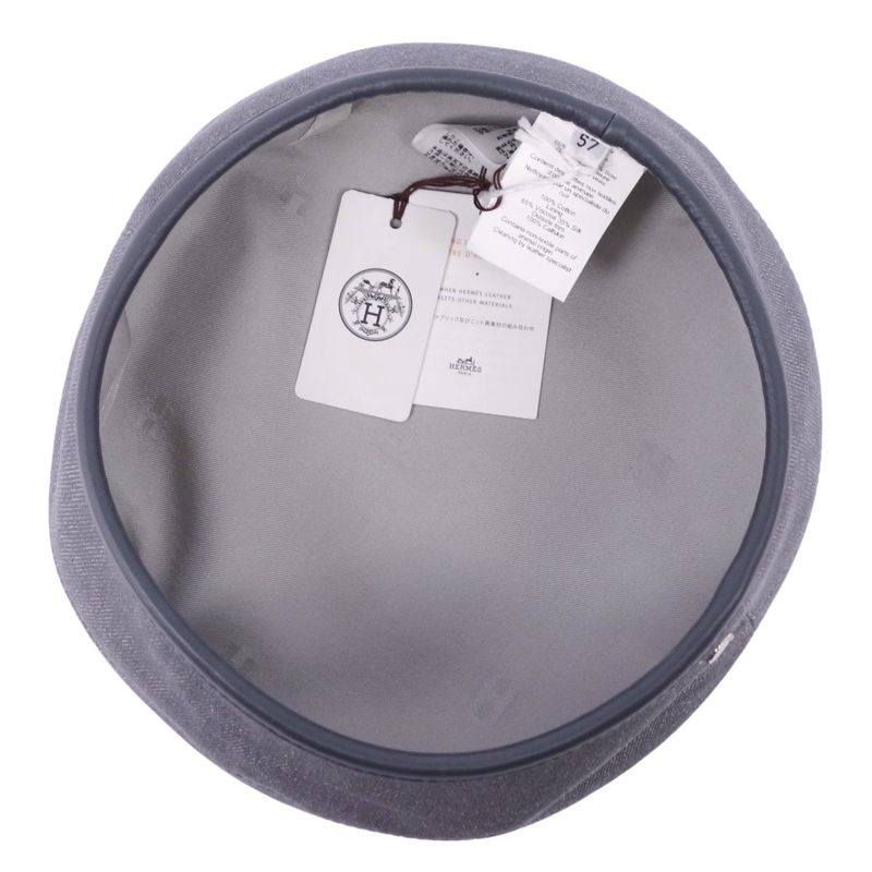 Hermes Hat 22SS Santore Beret Cotton