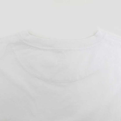 Hermes Short Sleeve Shirt Dress Embroidery White Size 40 Cotton Women's