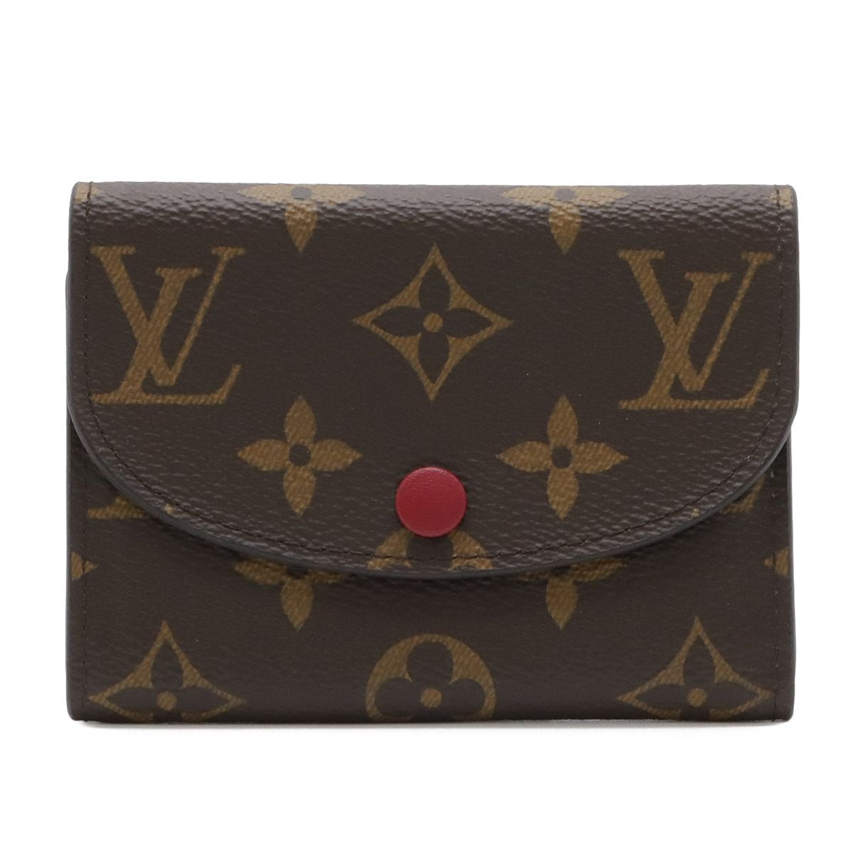 Louis Vuitton Monogram Porte Monnaie Rosalie Coin Purse Fuchsia Pink