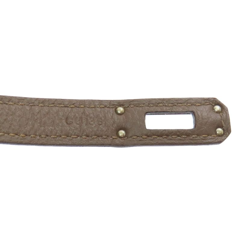 Hermes Birkin 25 Silver Hardware Handbag Togo Women