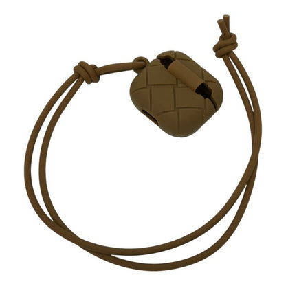 Bottega Veneta Intrecciato Earphone Case Airpods Pro Case 691715 Khaki Rubber