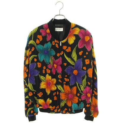 Saint Laurent Paris Y2 E89 Teddy Floral Cles Loop Blouson 46